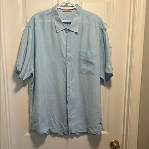 Tommy Bahama Light Blue Casual Button Down Shirt